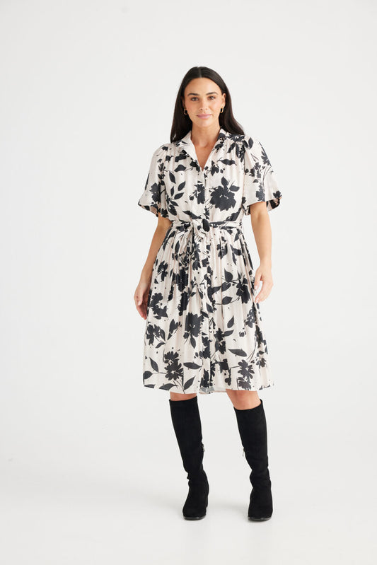 Brave and True Penelopy Dress - Shadow Bloom
