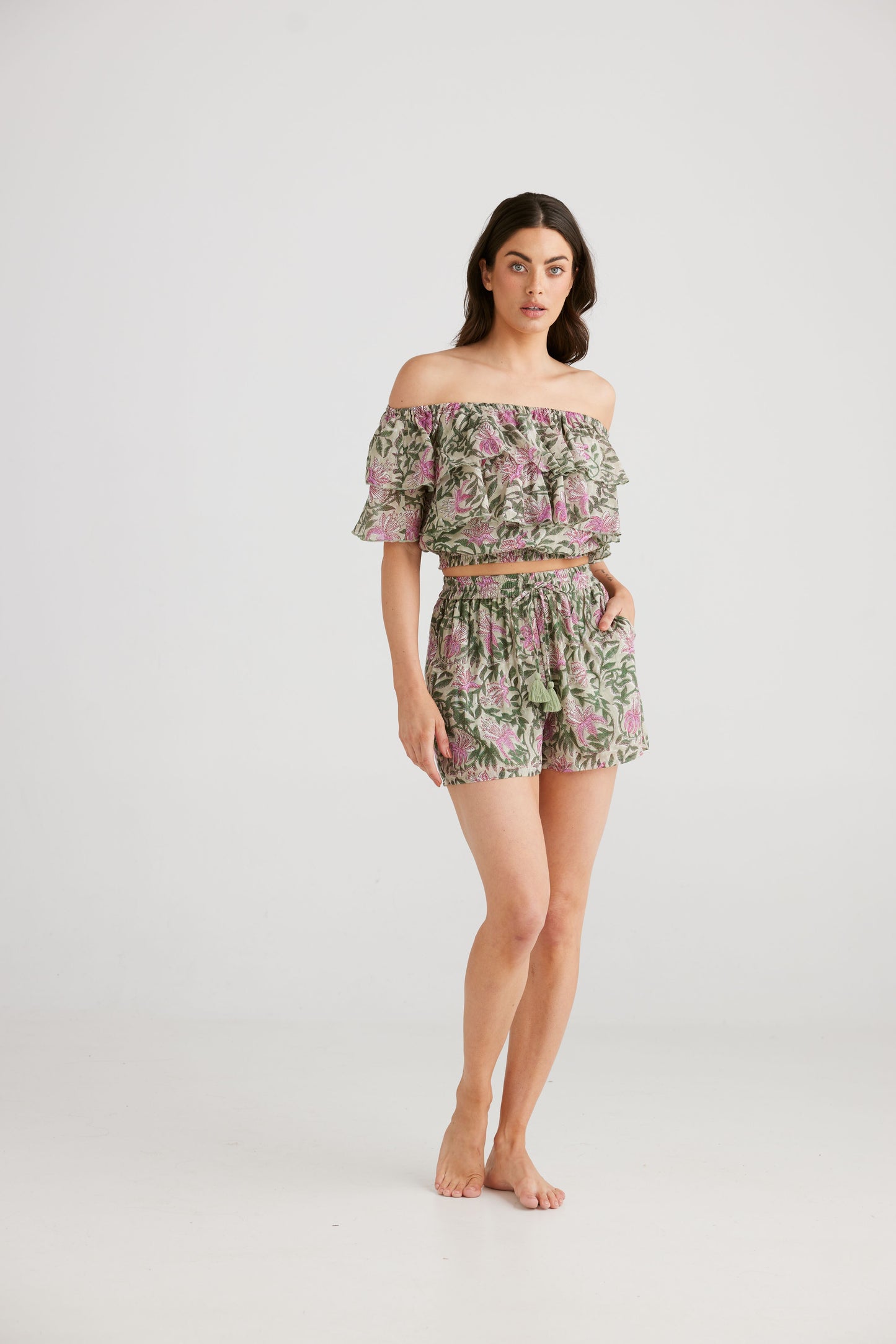 Talisman Odyssey Boxer Short - Lotus Vine