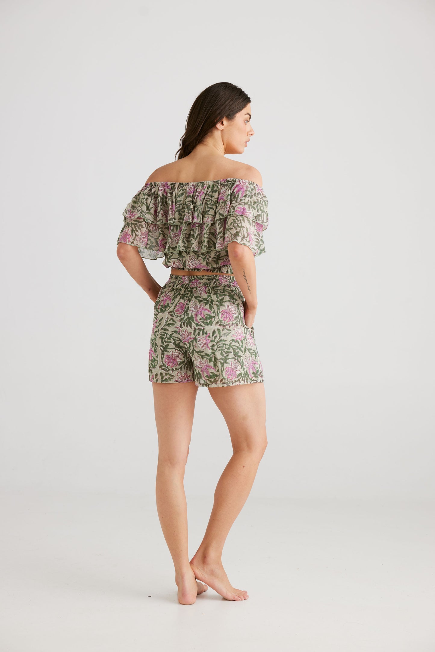 Talisman Odyssey Boxer Short - Lotus Vine