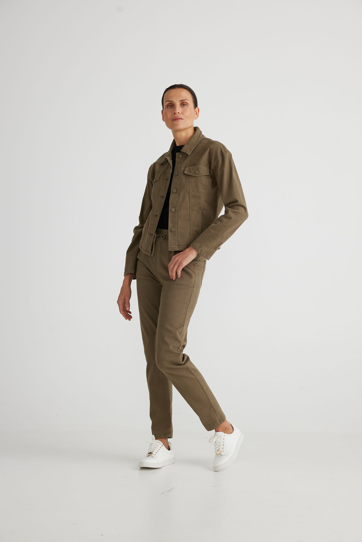 Brave and True Sidewalker Jacket - Deep Moss