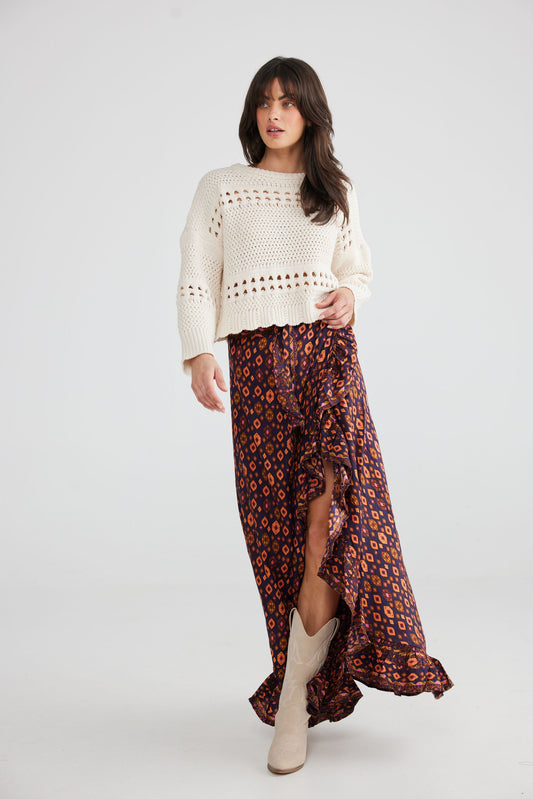 Talisman Carly Skirt - Midnight Jewel