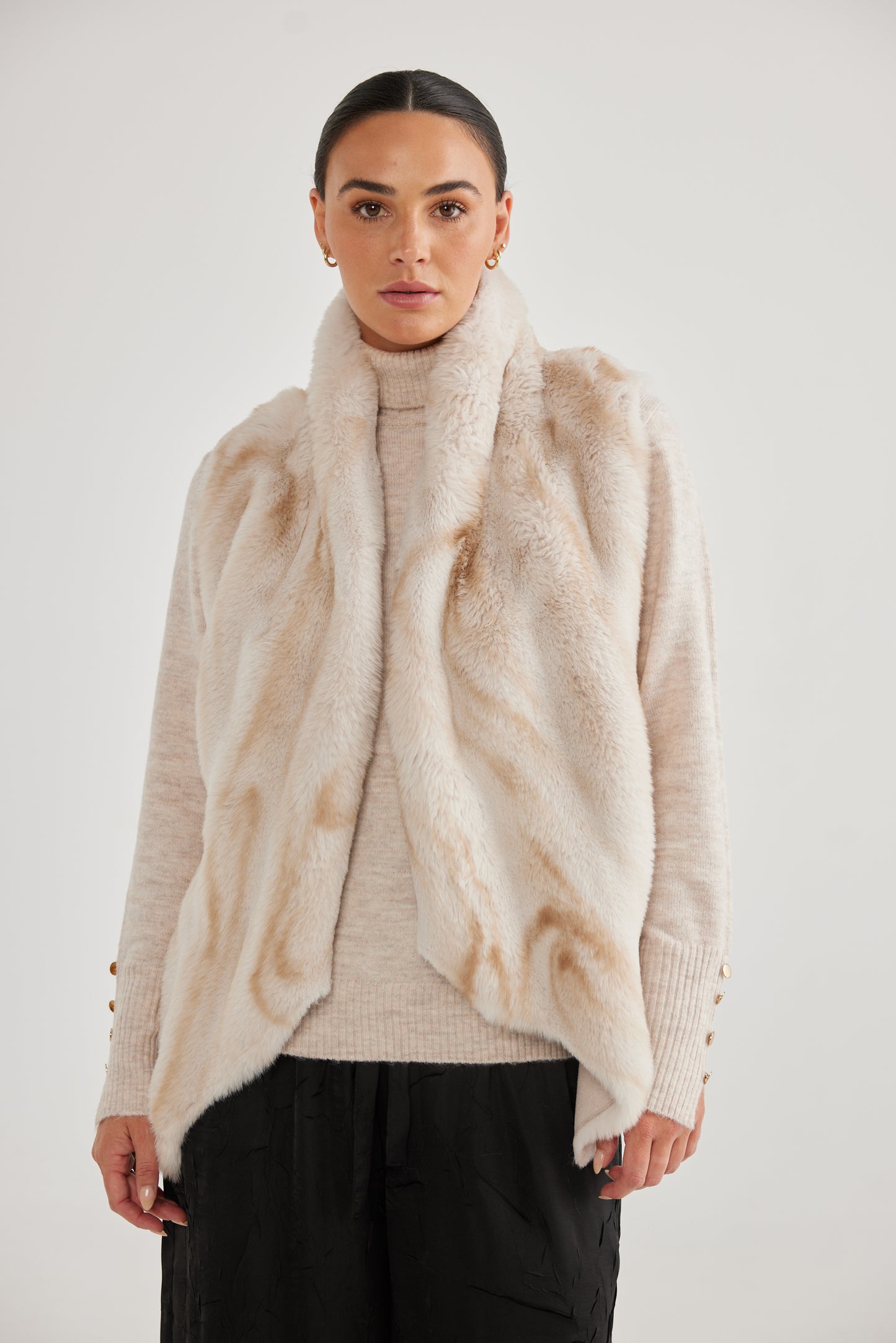 Brave and True Dover Vest- Vanilla