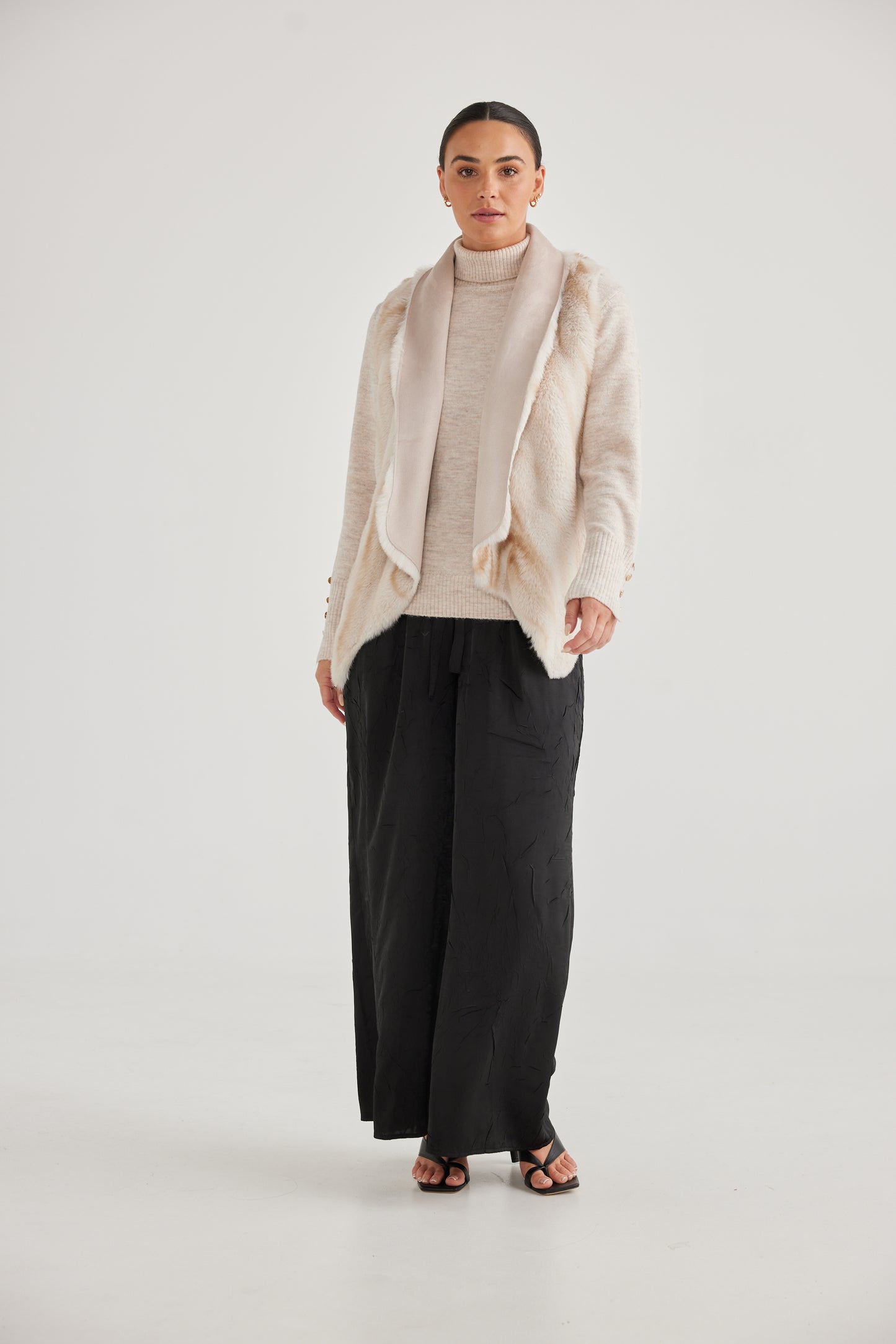 Brave and True Dover Vest- Vanilla