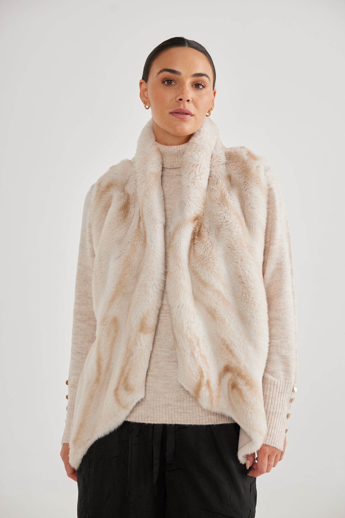 Brave and True Dover Vest- Vanilla