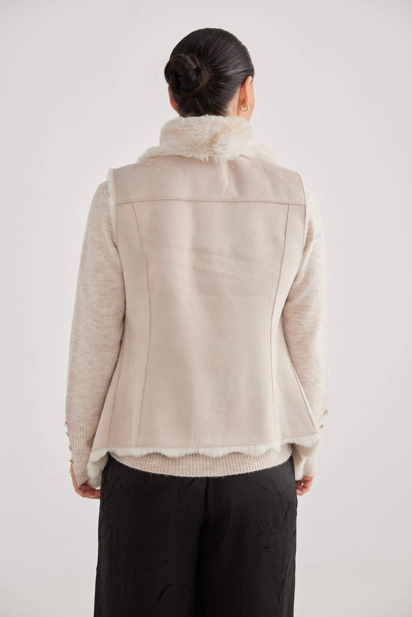 Brave and True Dover Vest- Vanilla