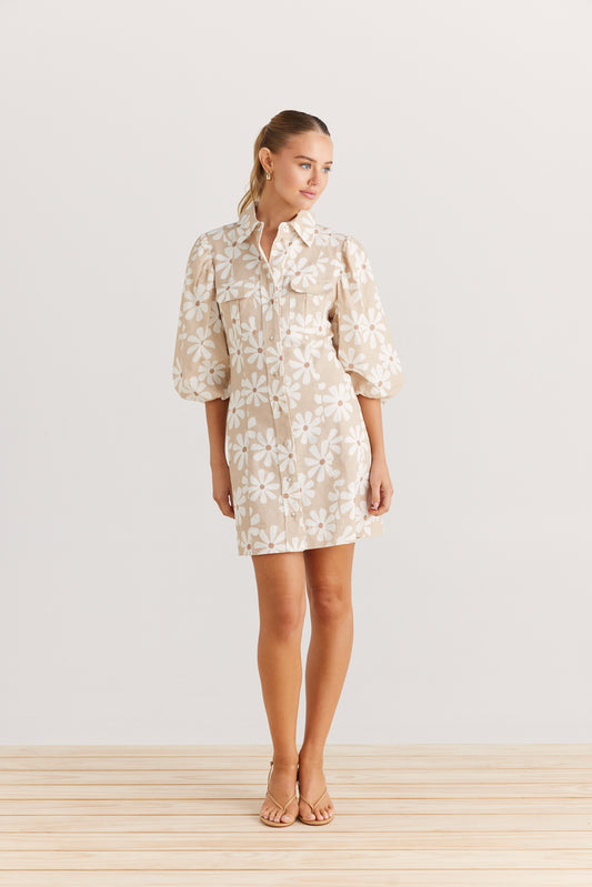 Daisy Says Juniper Dress - Scandi Floral
