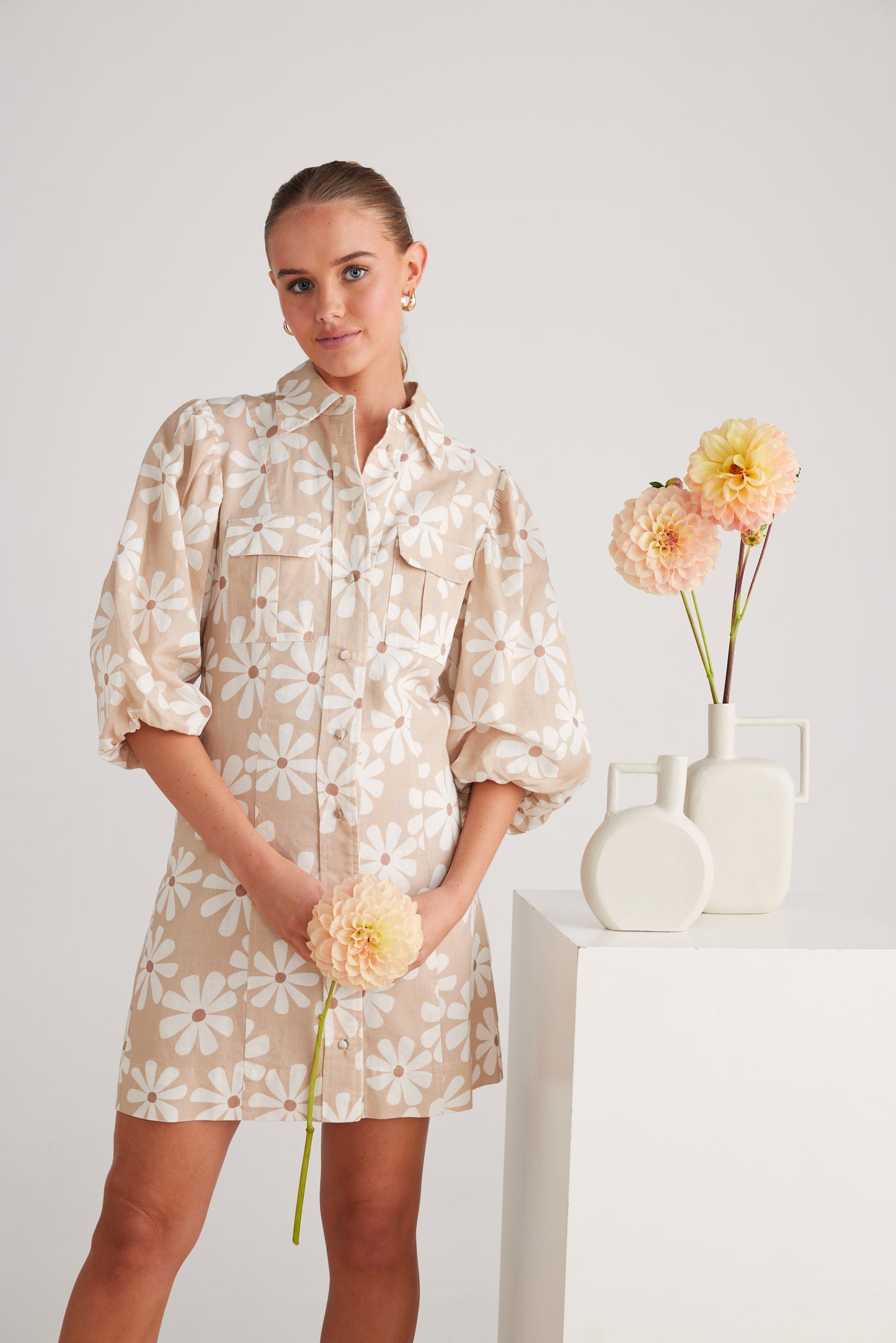 Daisy Says Juniper Dress - Scandi Floral