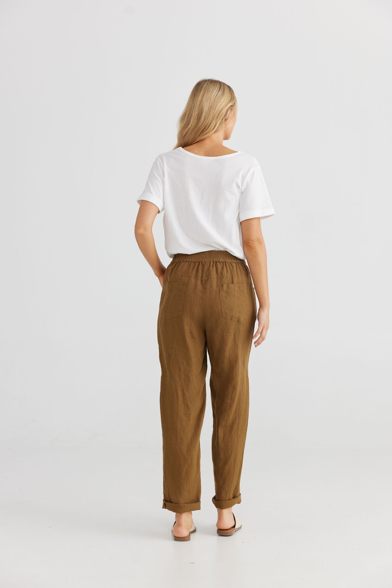 The Shanty Amalfi Pant - Basil
