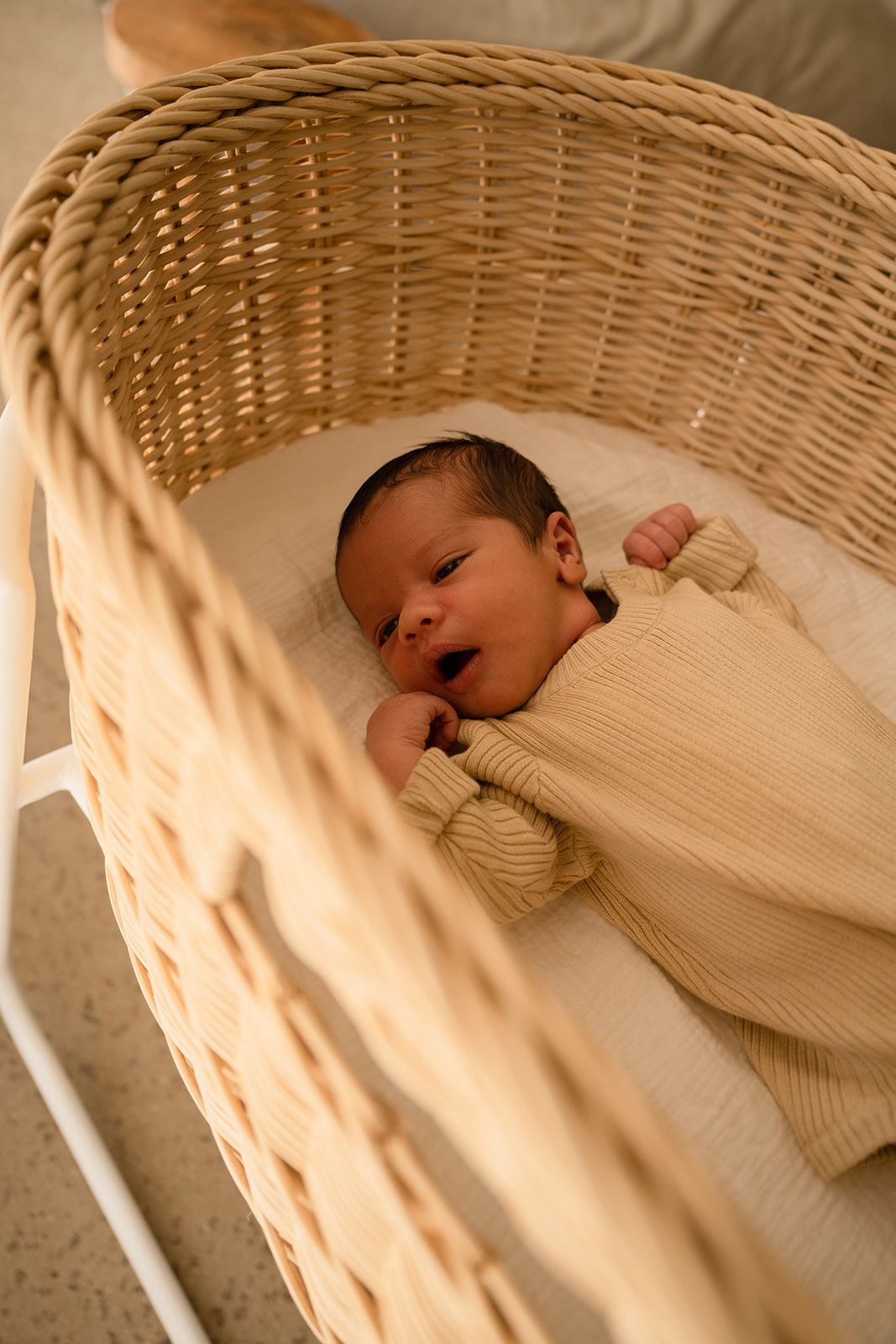 Grown Organic Ribbed Romper - Oyster