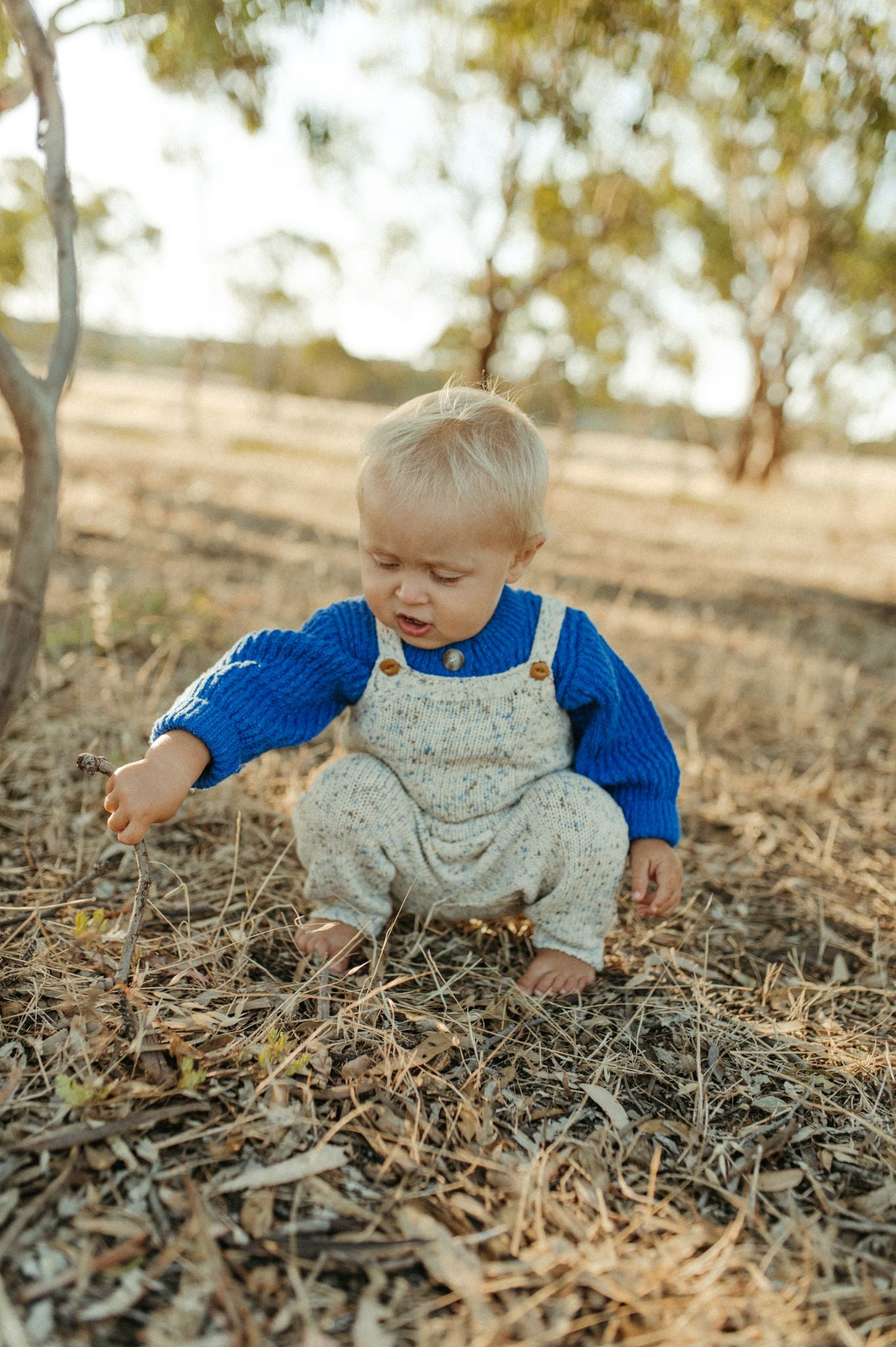 Grown Organic Funfetti Romper - Sea