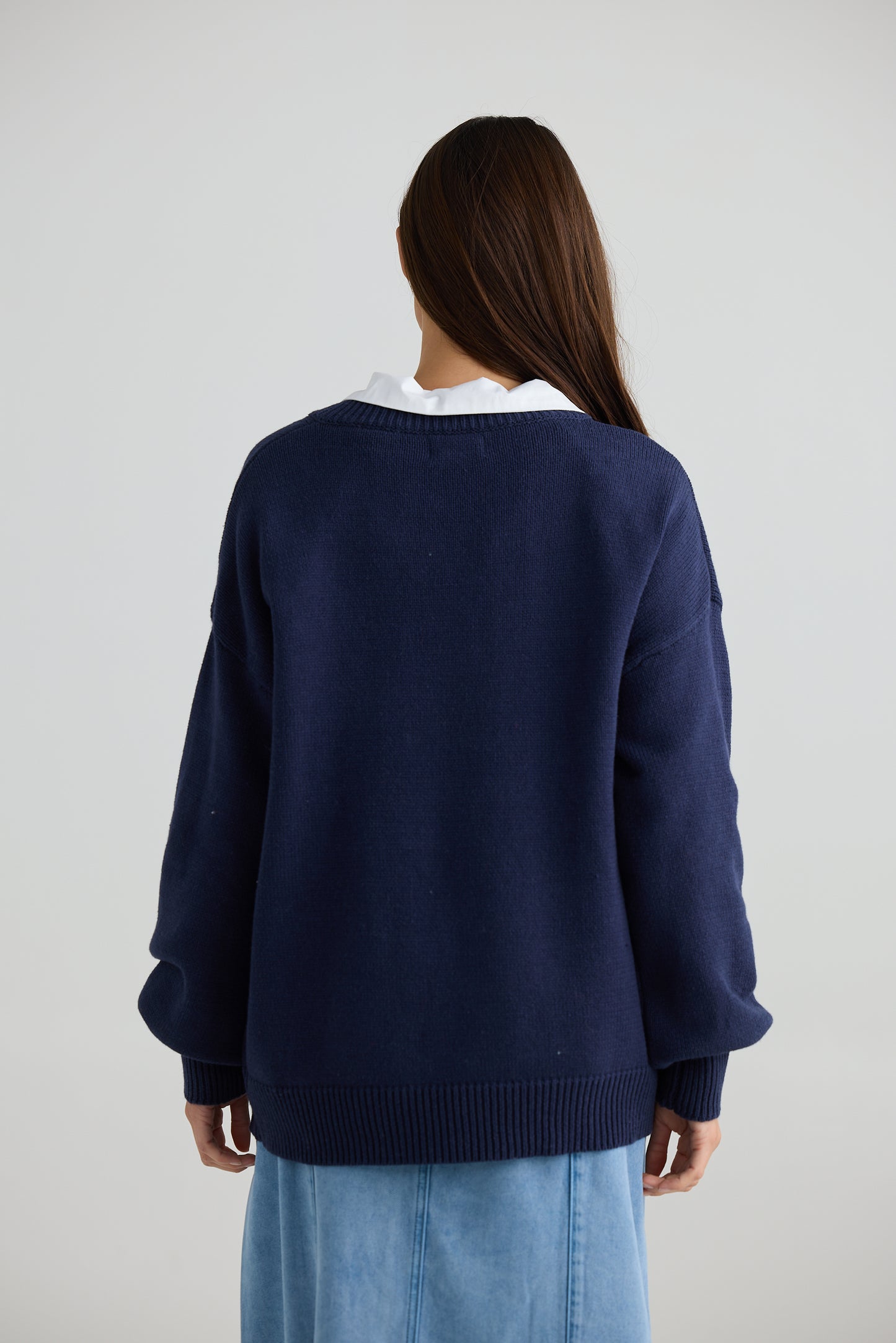 Holiday Kingston Knit - Navy lobster