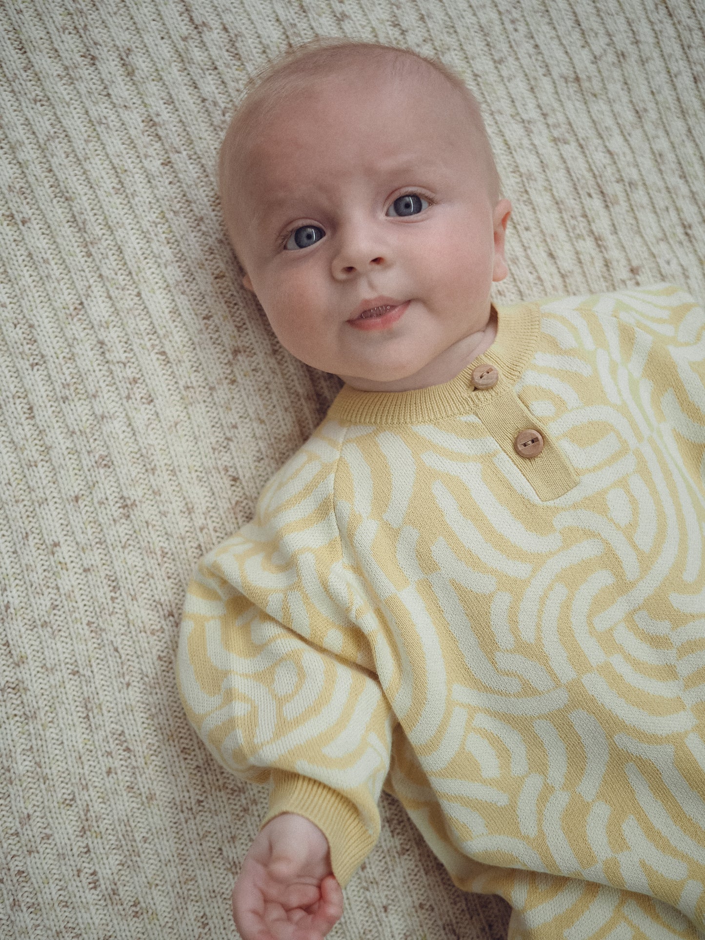 Grown Organic Jacquard Starsuit - Twiggy