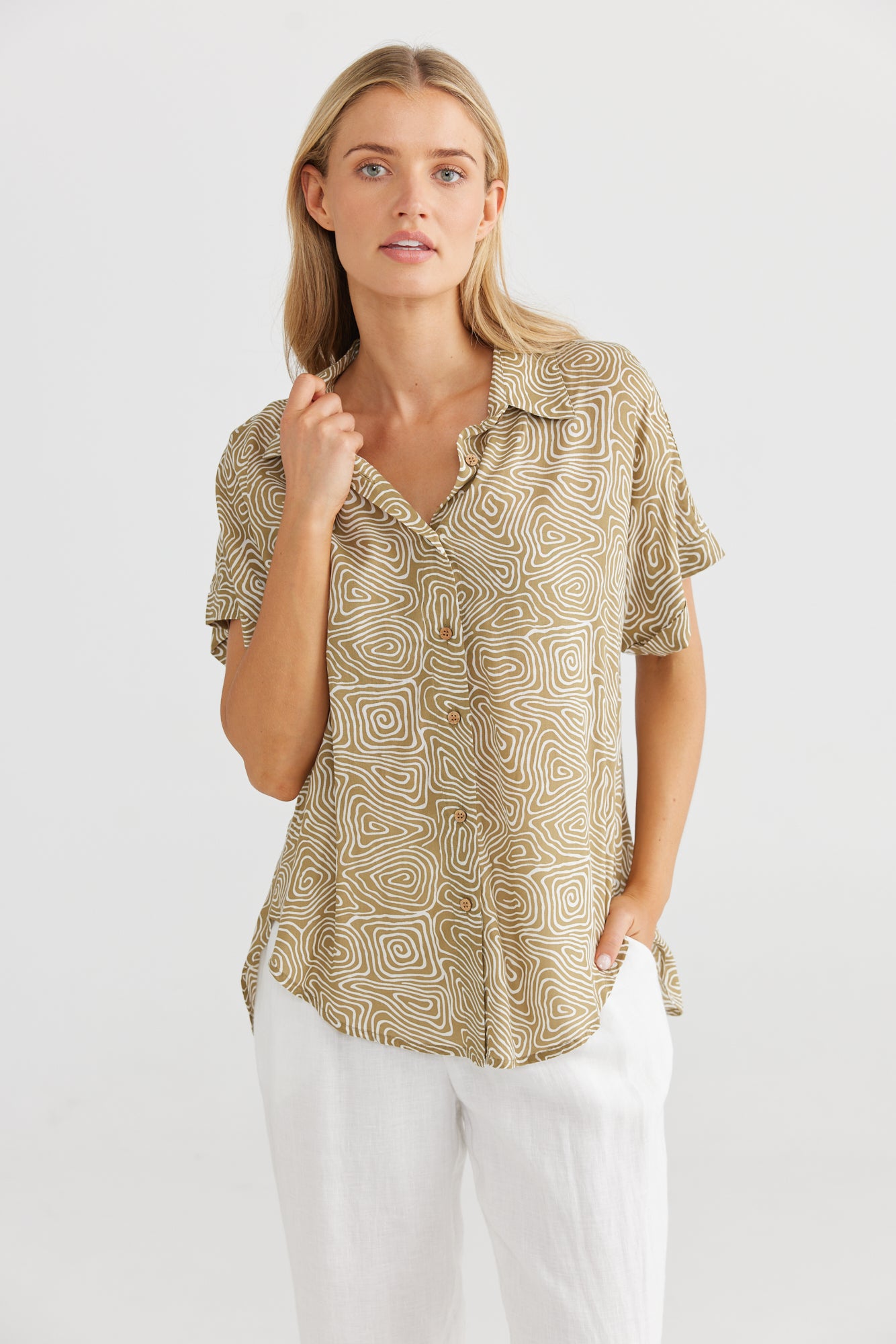 The Shanty Dune Shirt - Zellige