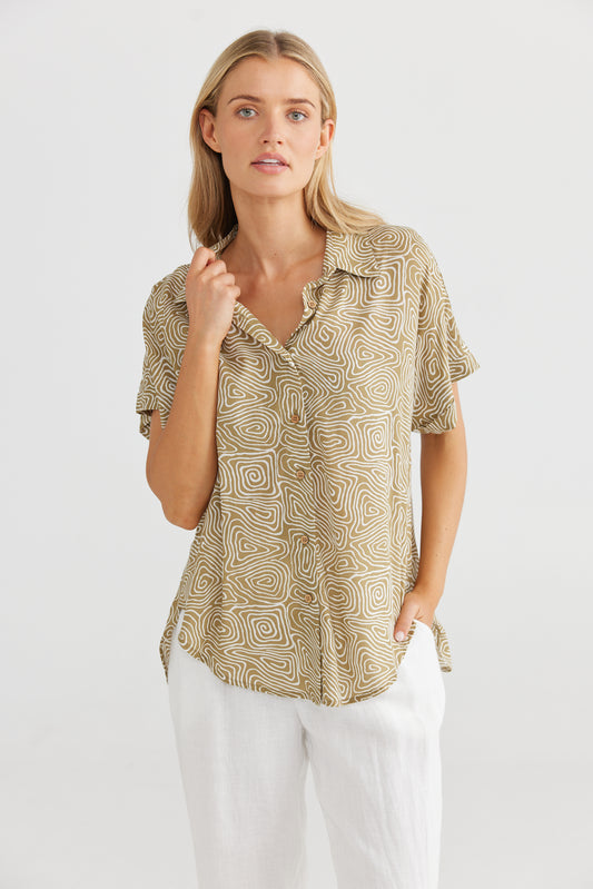 The Shanty Dune Shirt - Zellige