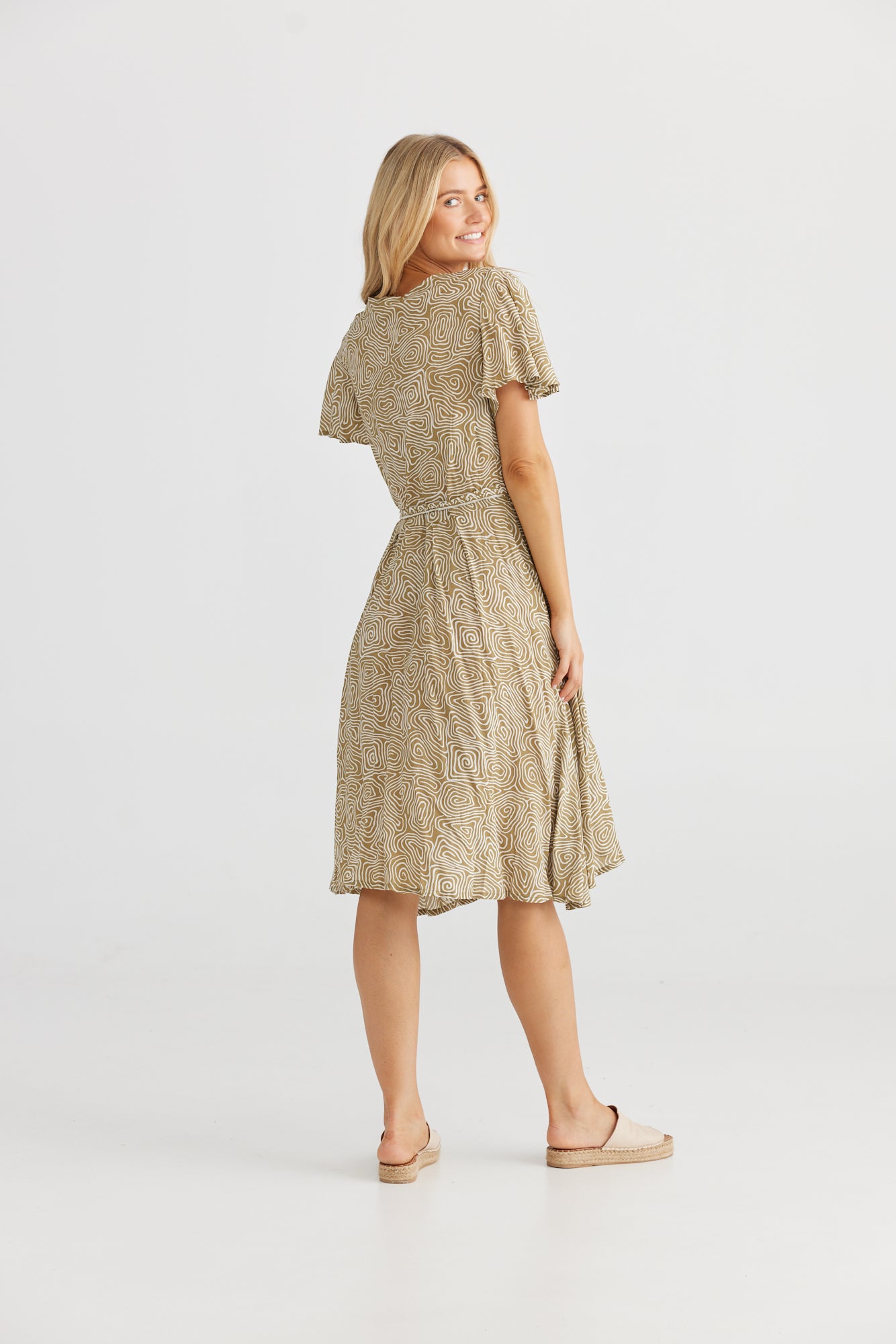 The Shanty Mandalay Wrap Dress - Zellige