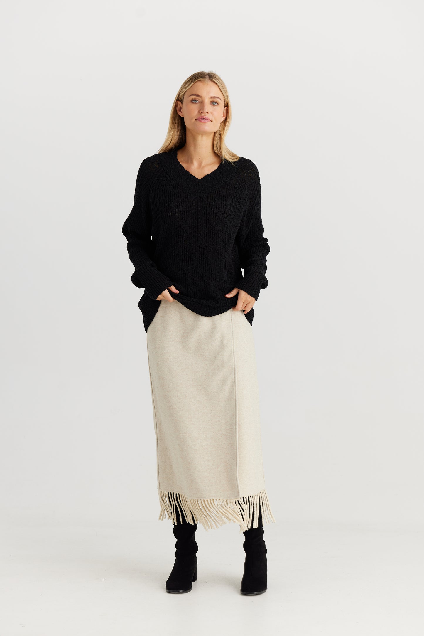 The Shanty Bascillica Knit - Black