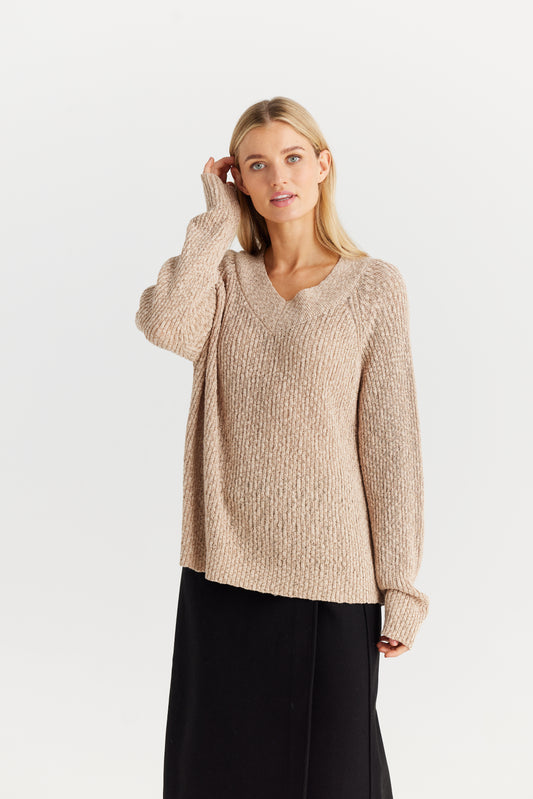 The Shanty Bascillica Knit - Natural