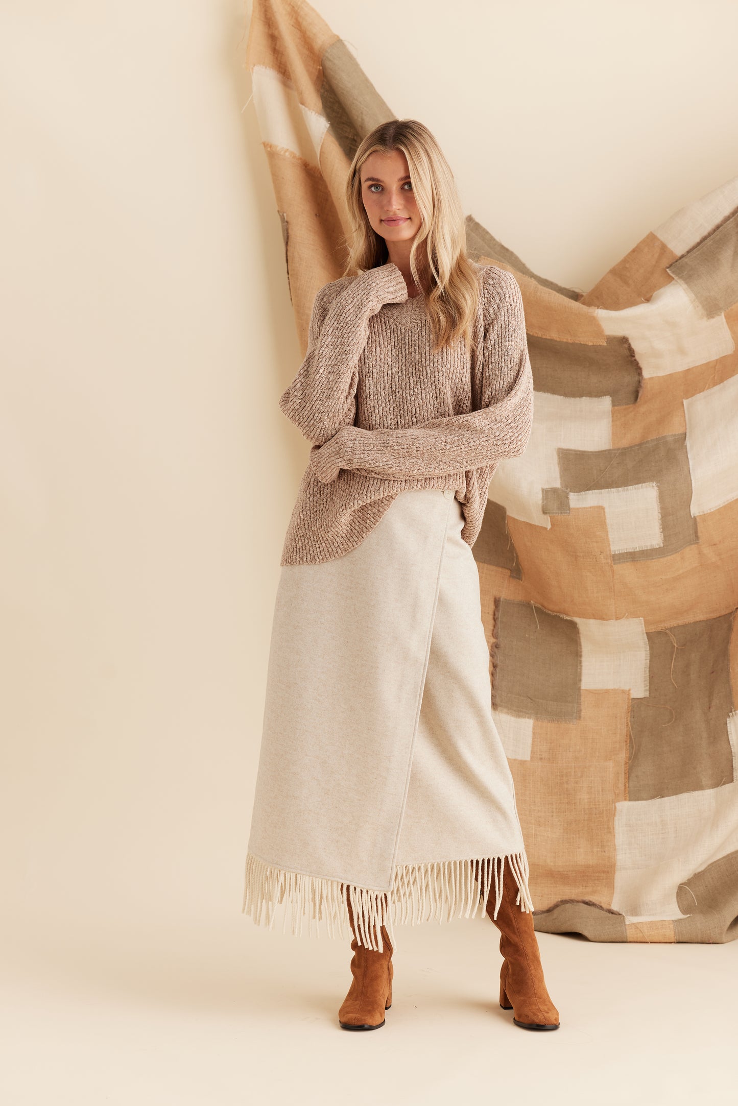 The Shanty Bascillica Knit - Natural