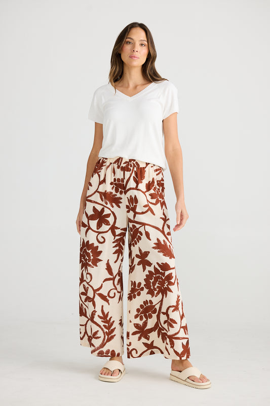 The Shanty Positano Pant - Cuban Bloom