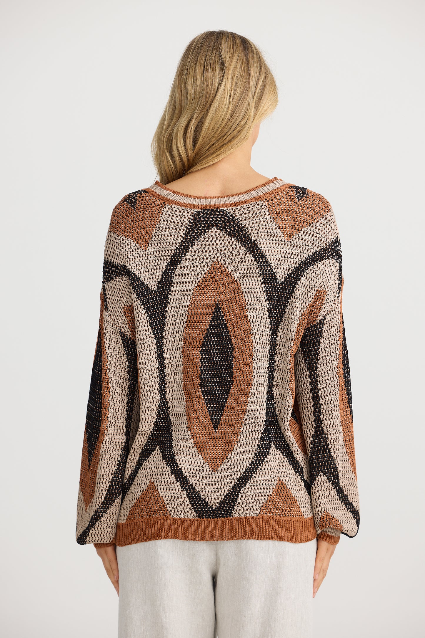 The Shanty Lima Knit - Tand and Black