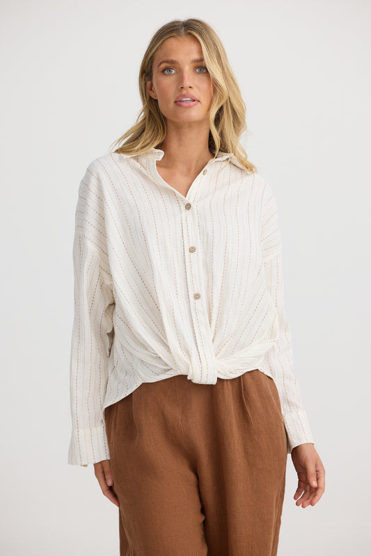The Shanty Bonita Shirt - Ecuador Stripe