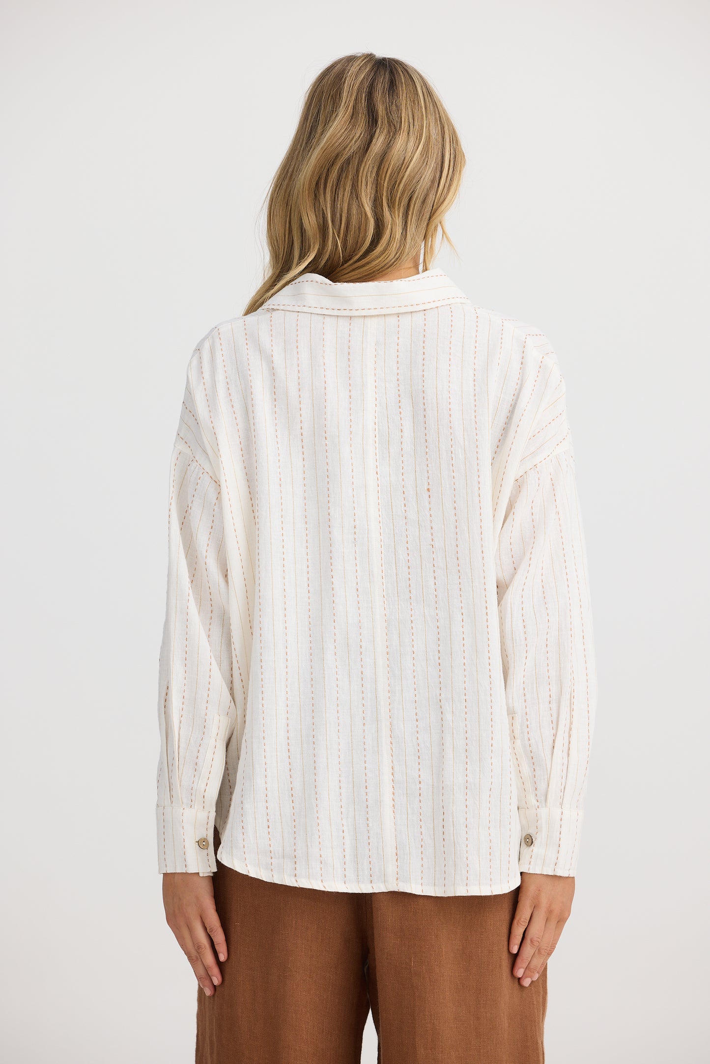 The Shanty Bonita Shirt - Ecuador Stripe