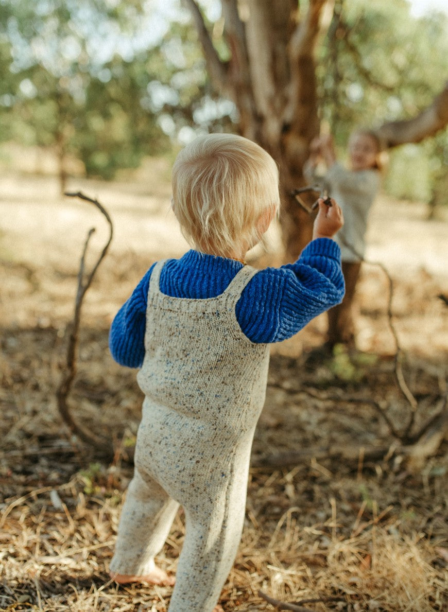 Grown Organic Funfetti Romper - Sea