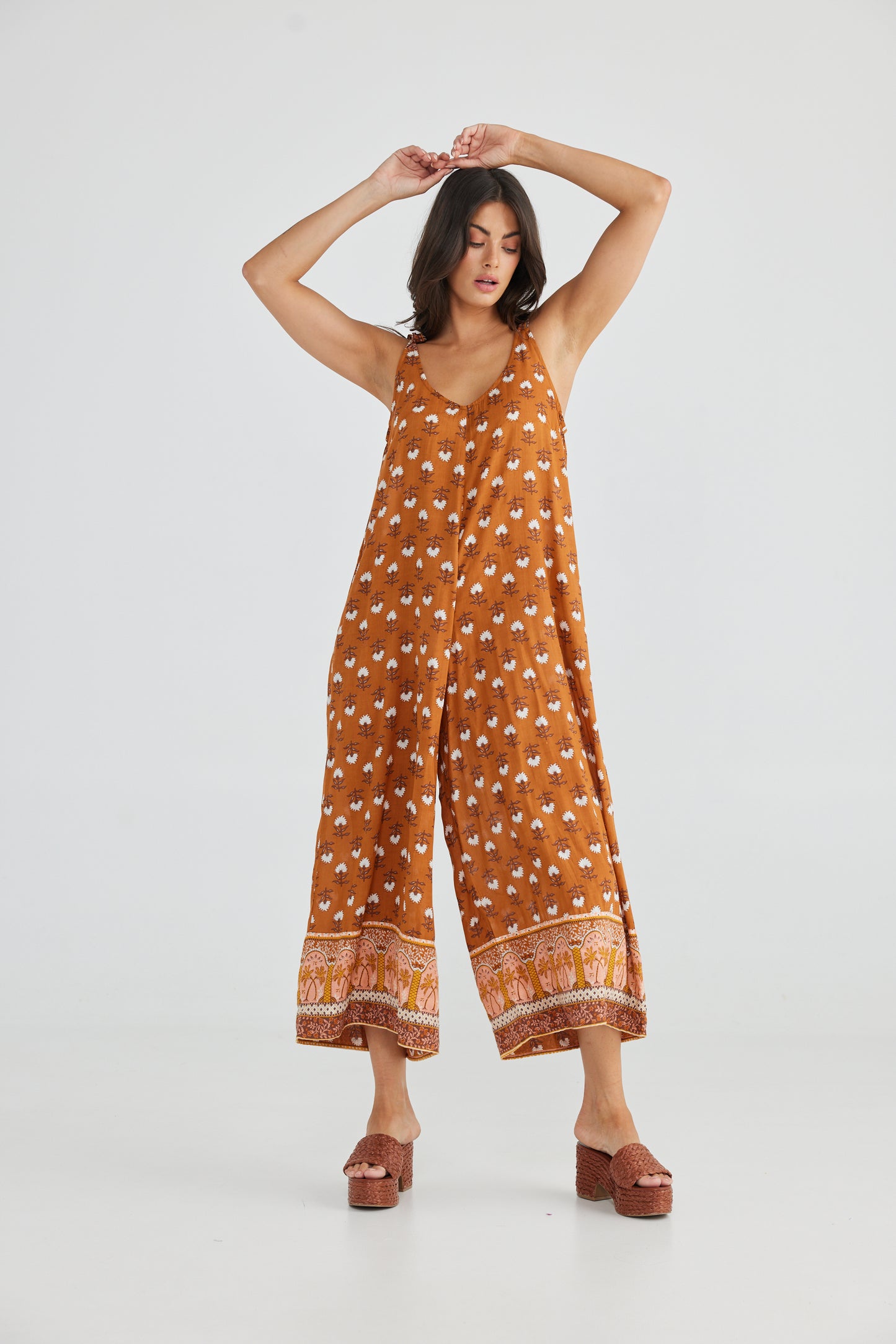 Talisman Temple Jumpsuit - Rada Spice