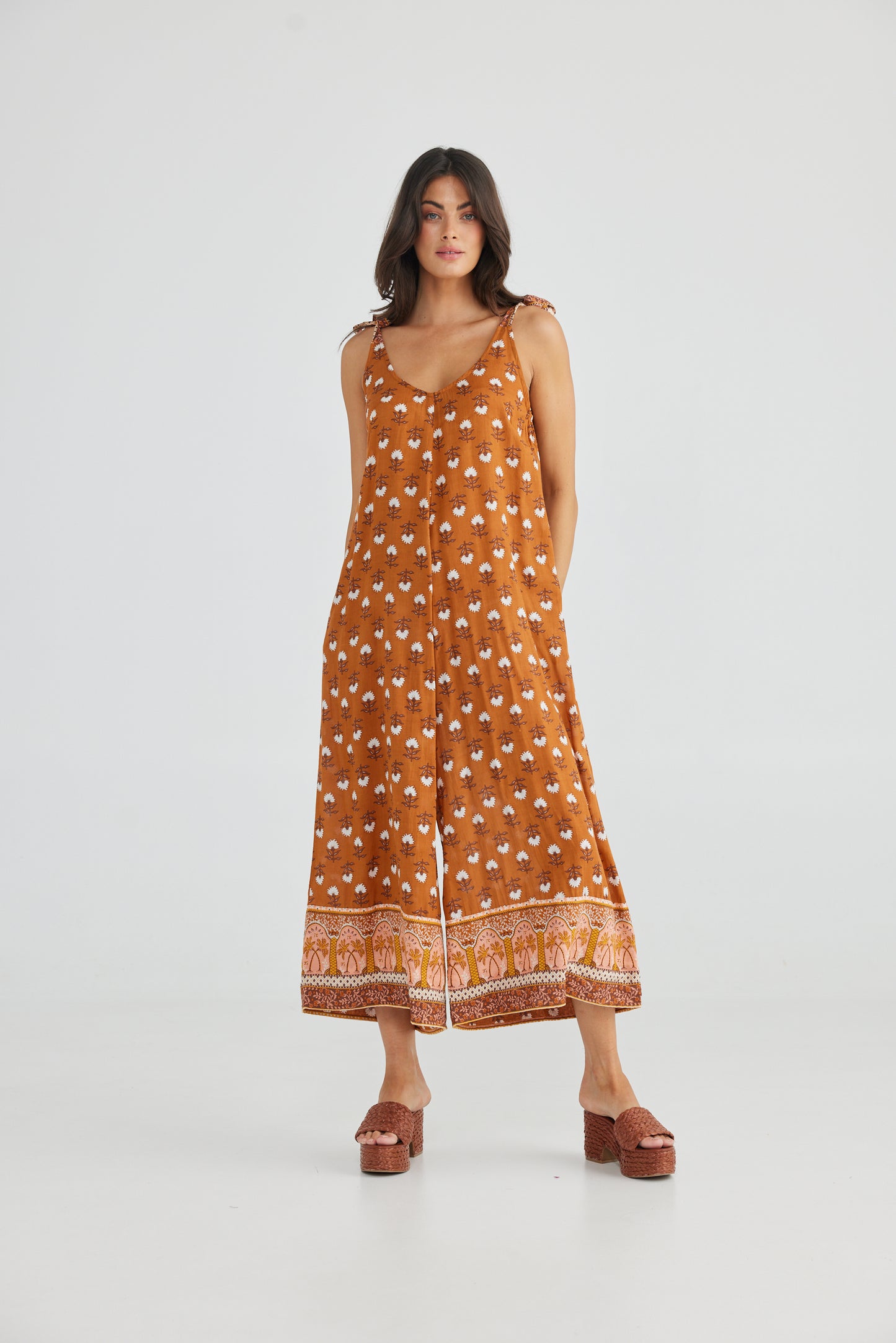Talisman Temple Jumpsuit - Rada Spice