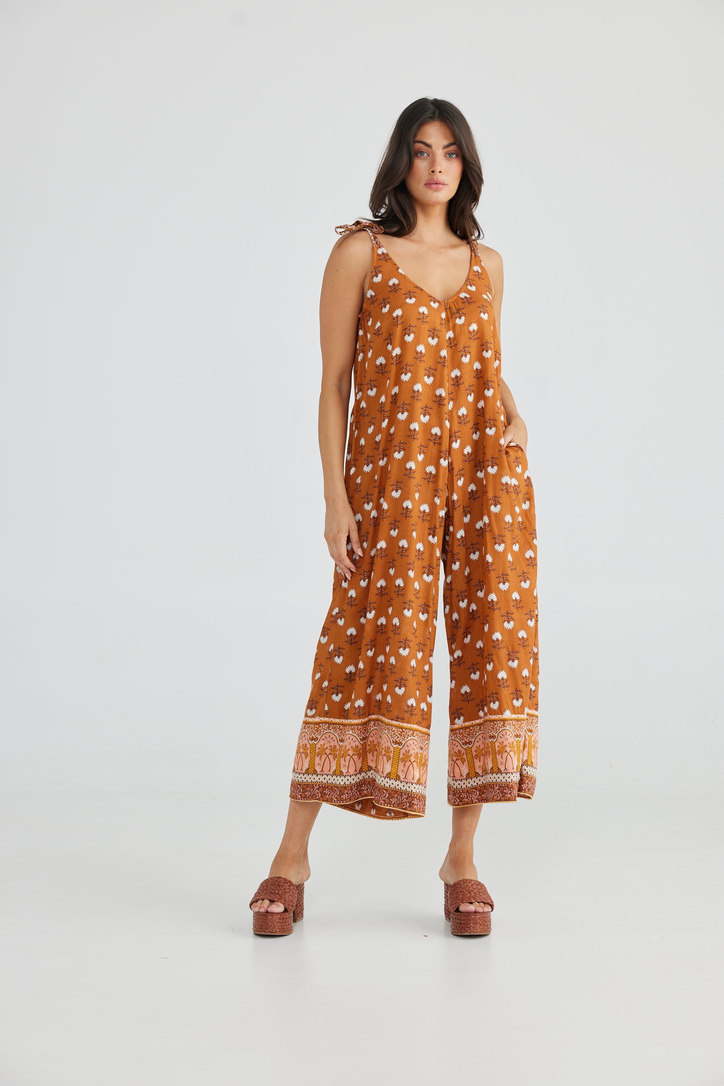 Talisman Temple Jumpsuit - Rada Spice