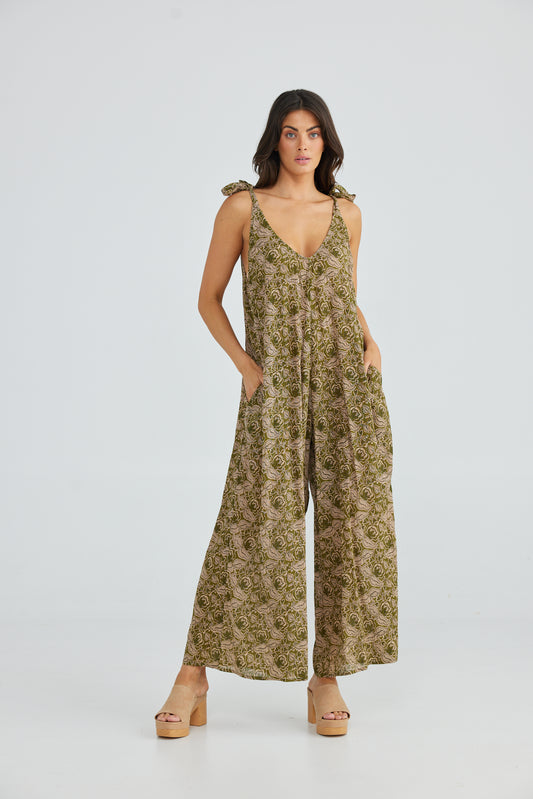 Talisman Temple Jumpsuit - Eden