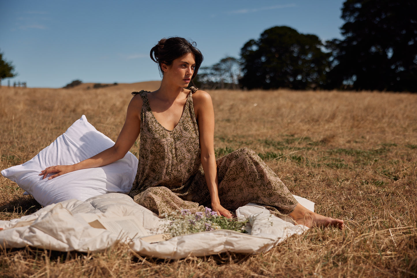 Talisman Temple Jumpsuit - Eden