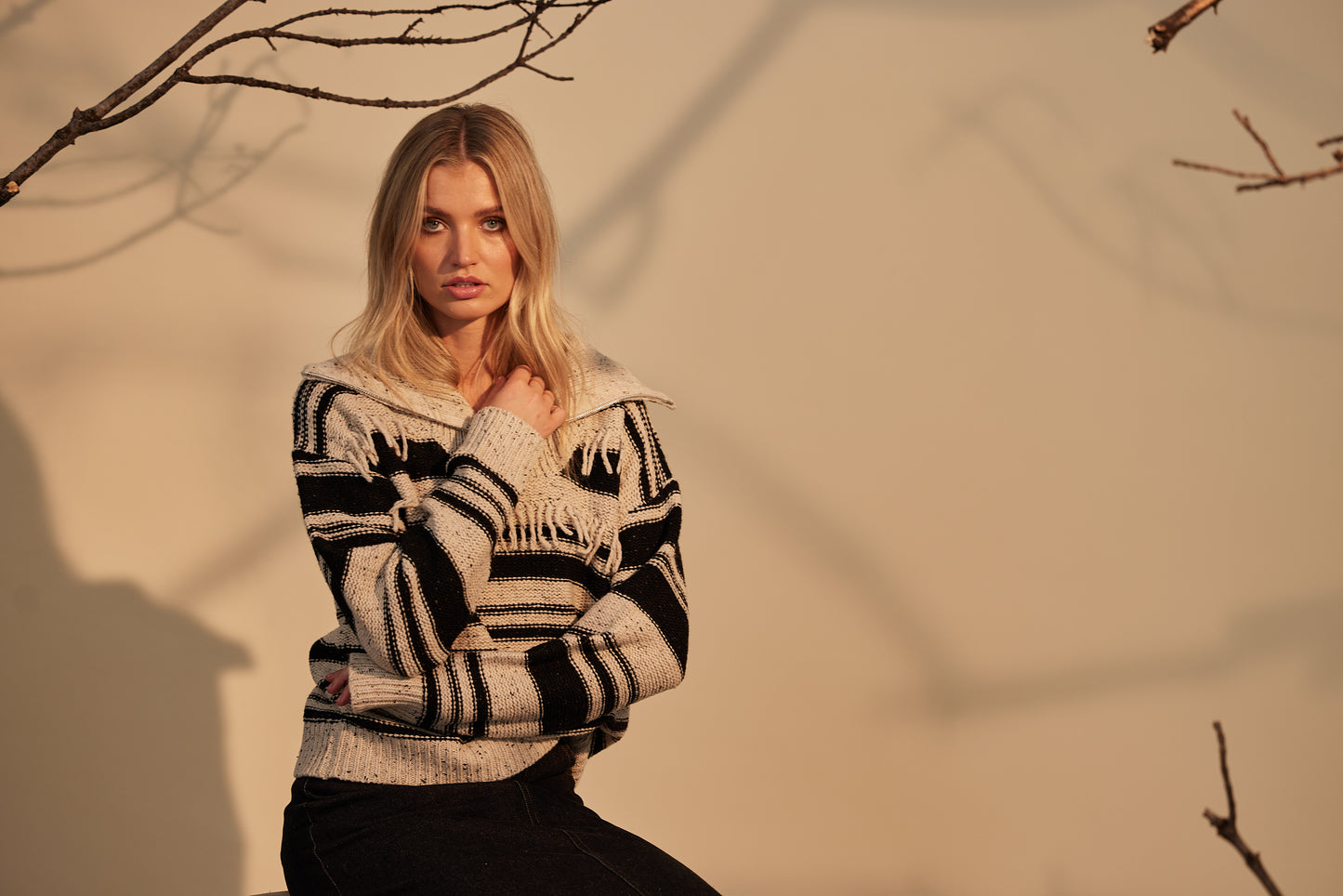 Talisman Inca Knit - Black Stripe