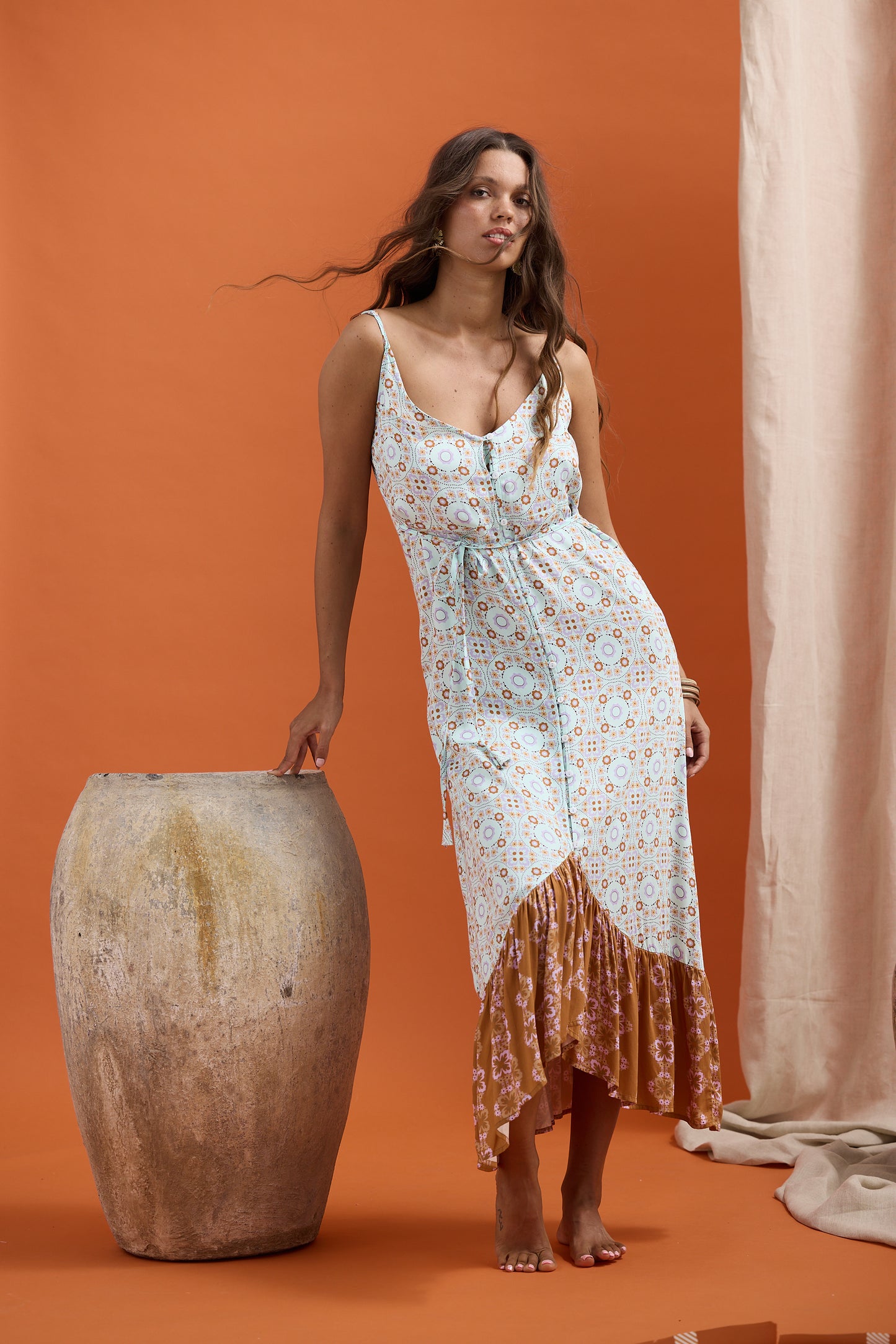 Talisman Oasis Dress - Medina Blue