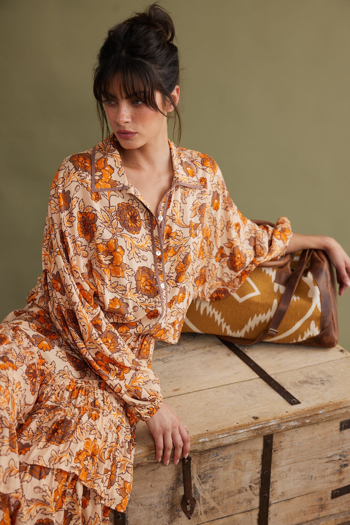 Talisman Hazel Shirt - Raja Garden