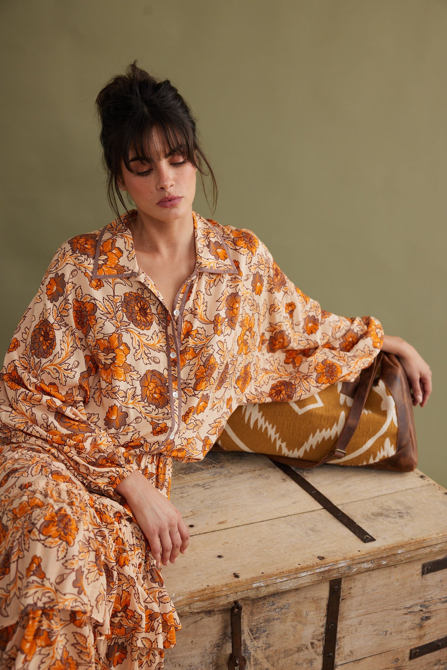 Talisman Hazel Shirt - Raja Garden