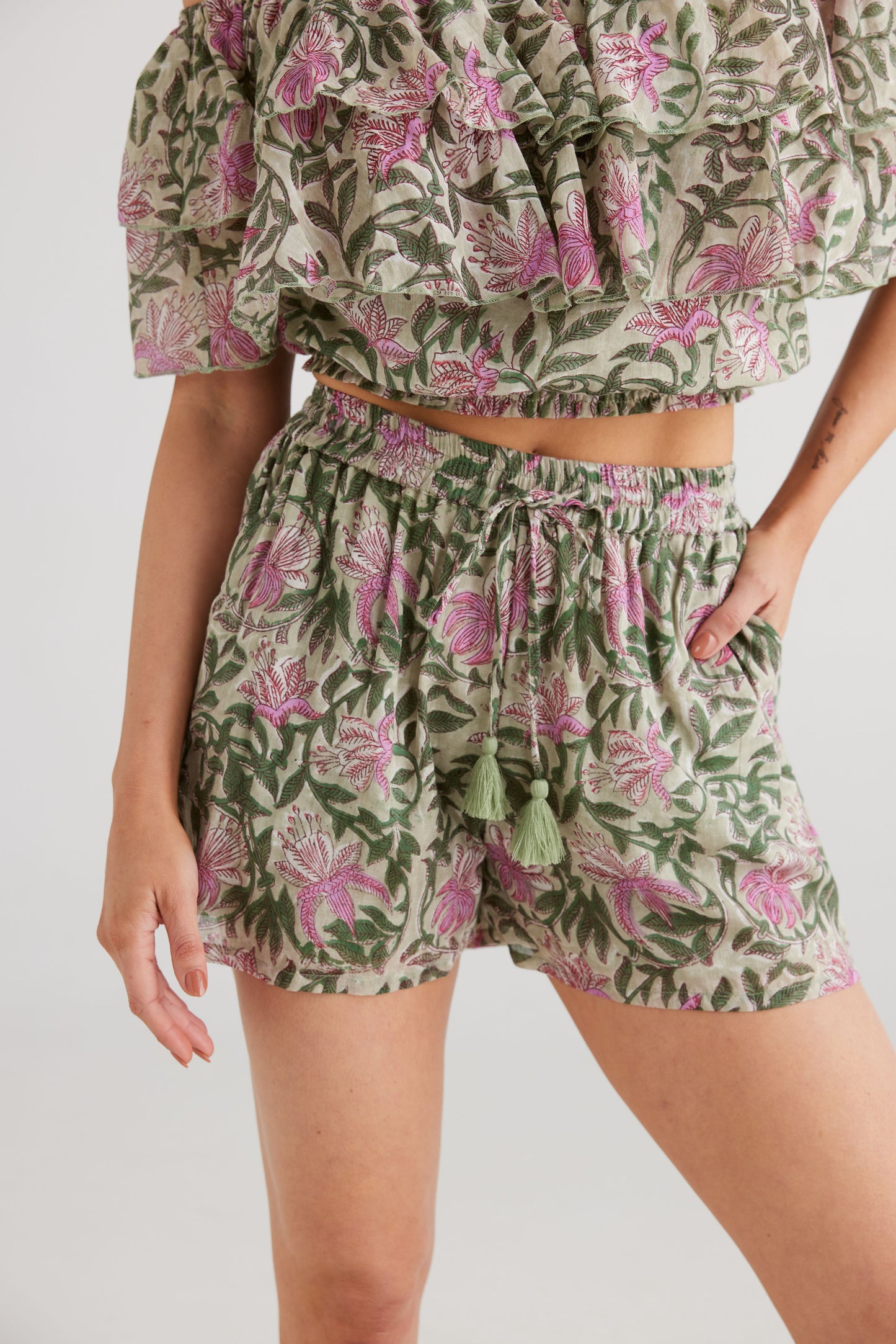 Talisman Odyssey Boxer Short - Lotus Vine