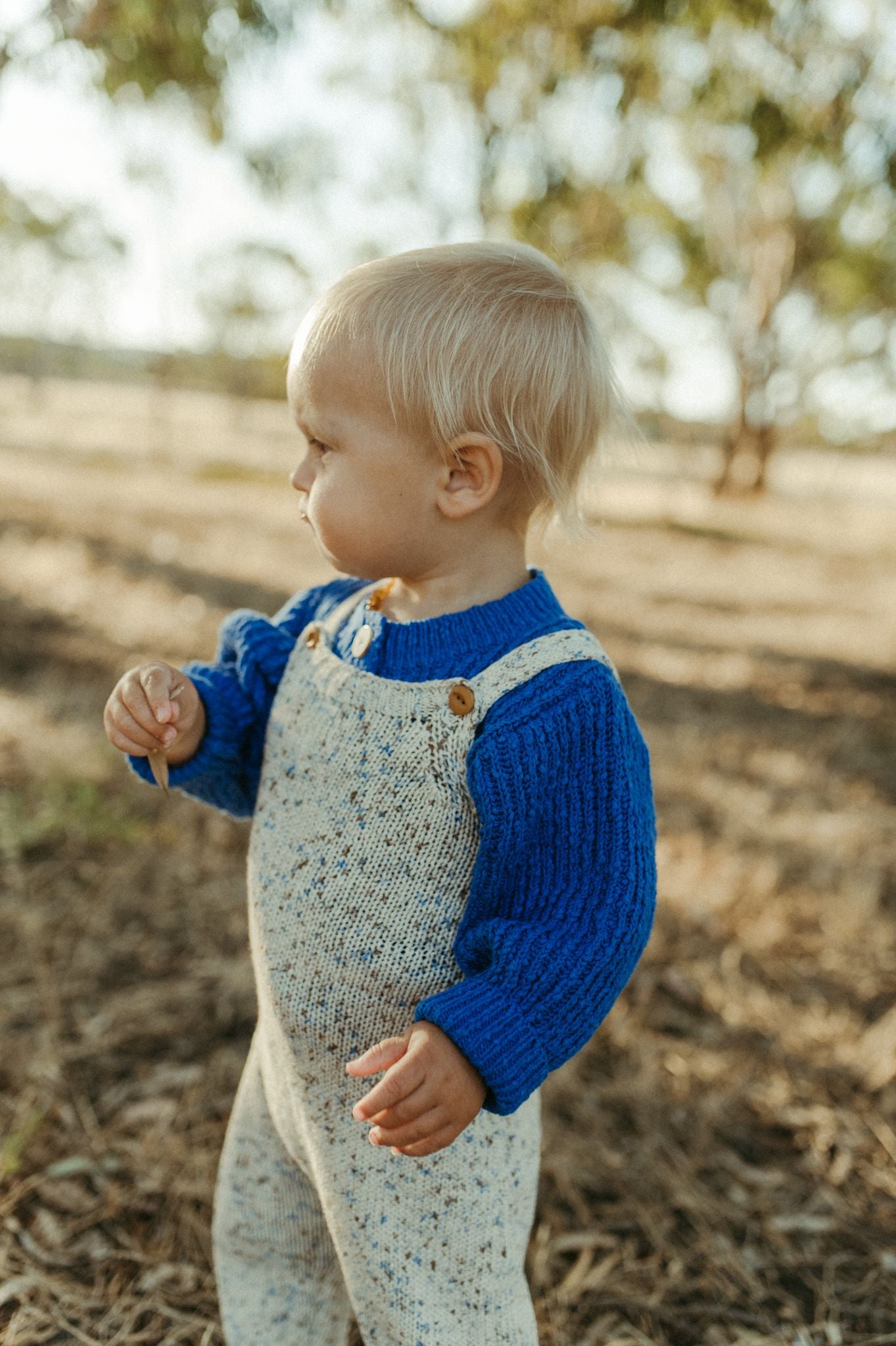 Grown Organic Funfetti Romper - Sea