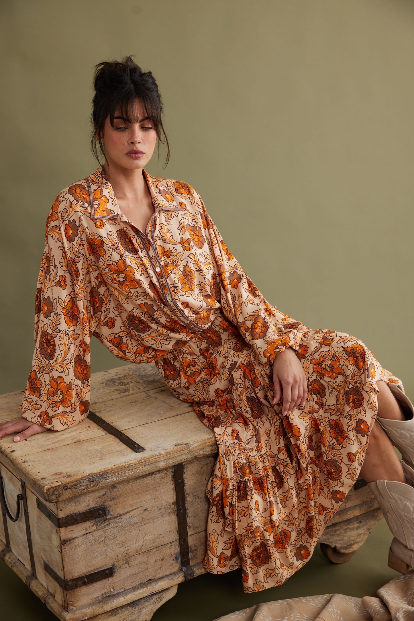 Talisman Hazel Shirt - Raja Garden