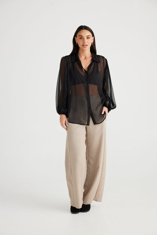 Brave and True Eden Shirt - Black