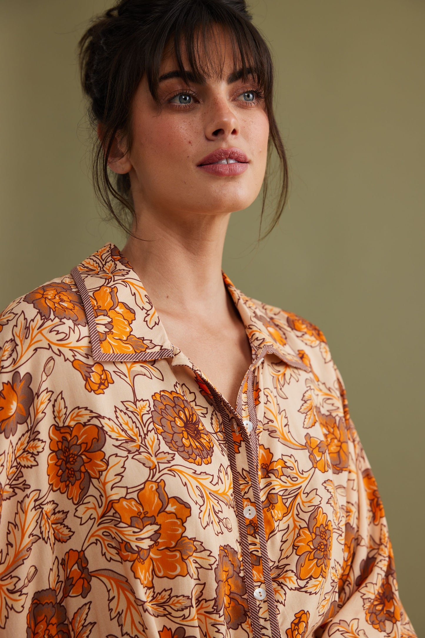 Talisman Hazel Shirt - Raja Garden