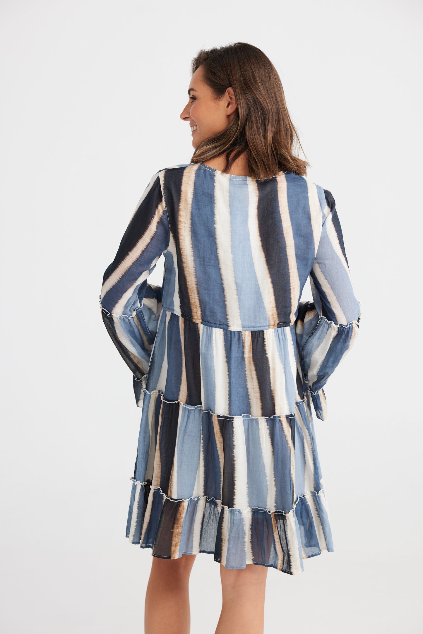 Holiday Enzo Dress - Horizon Stripe