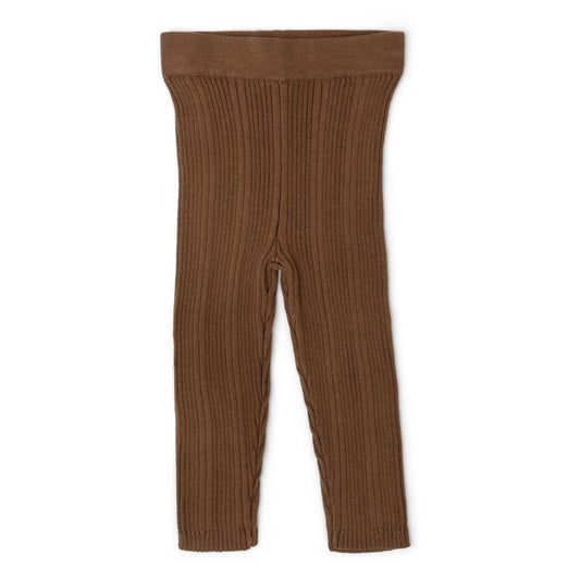 Grown Organic Ribbed Legging -Espresso