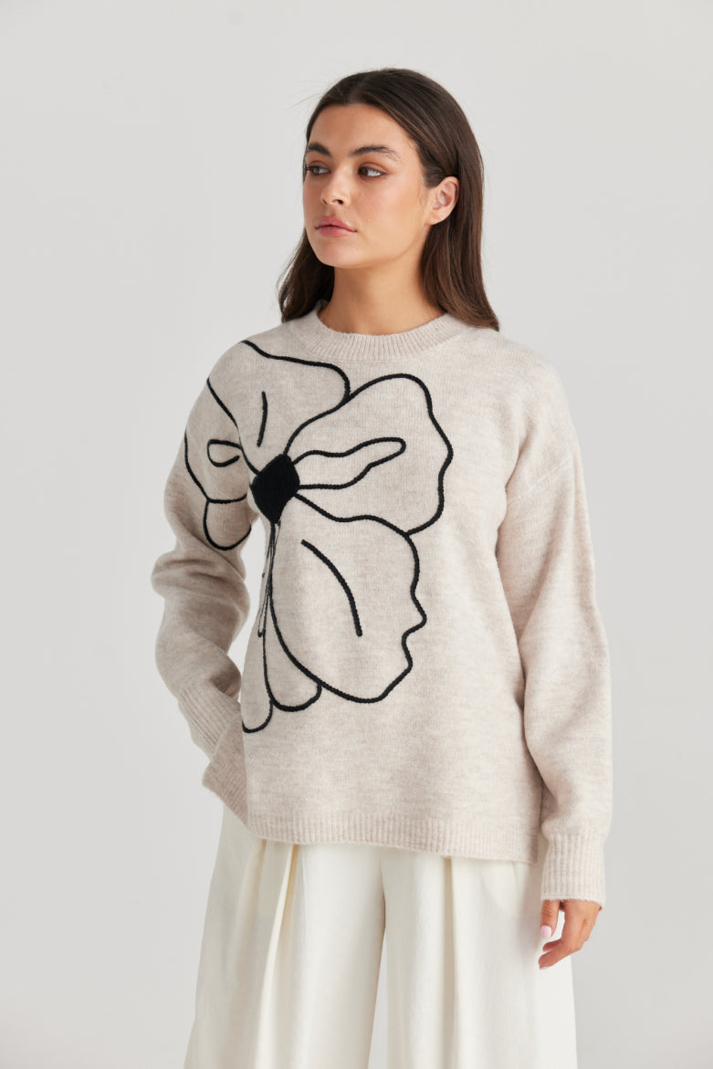 Diasy Says Primrose Knit - Natural