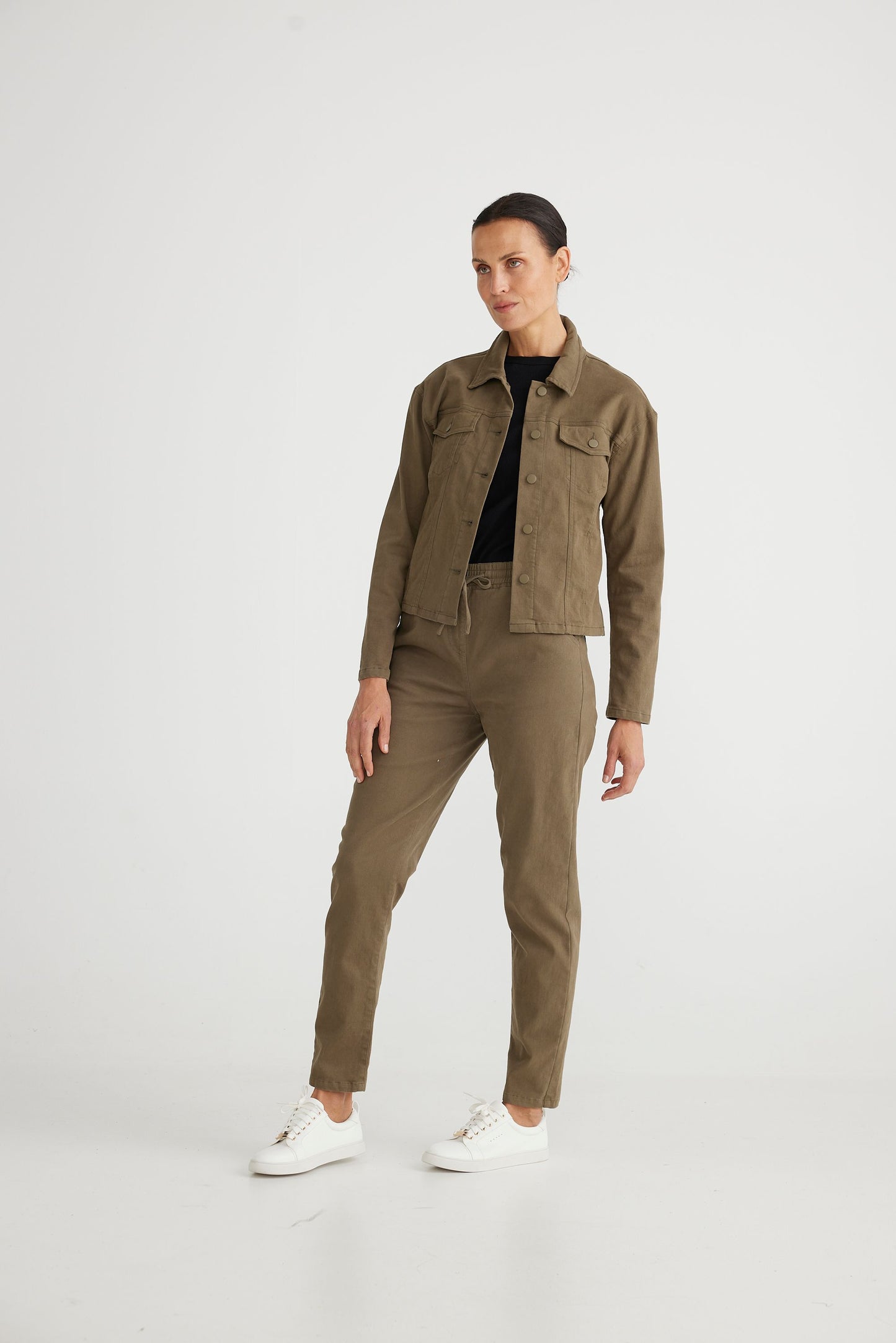 Brave and True Sidewalker Jacket - Deep Moss