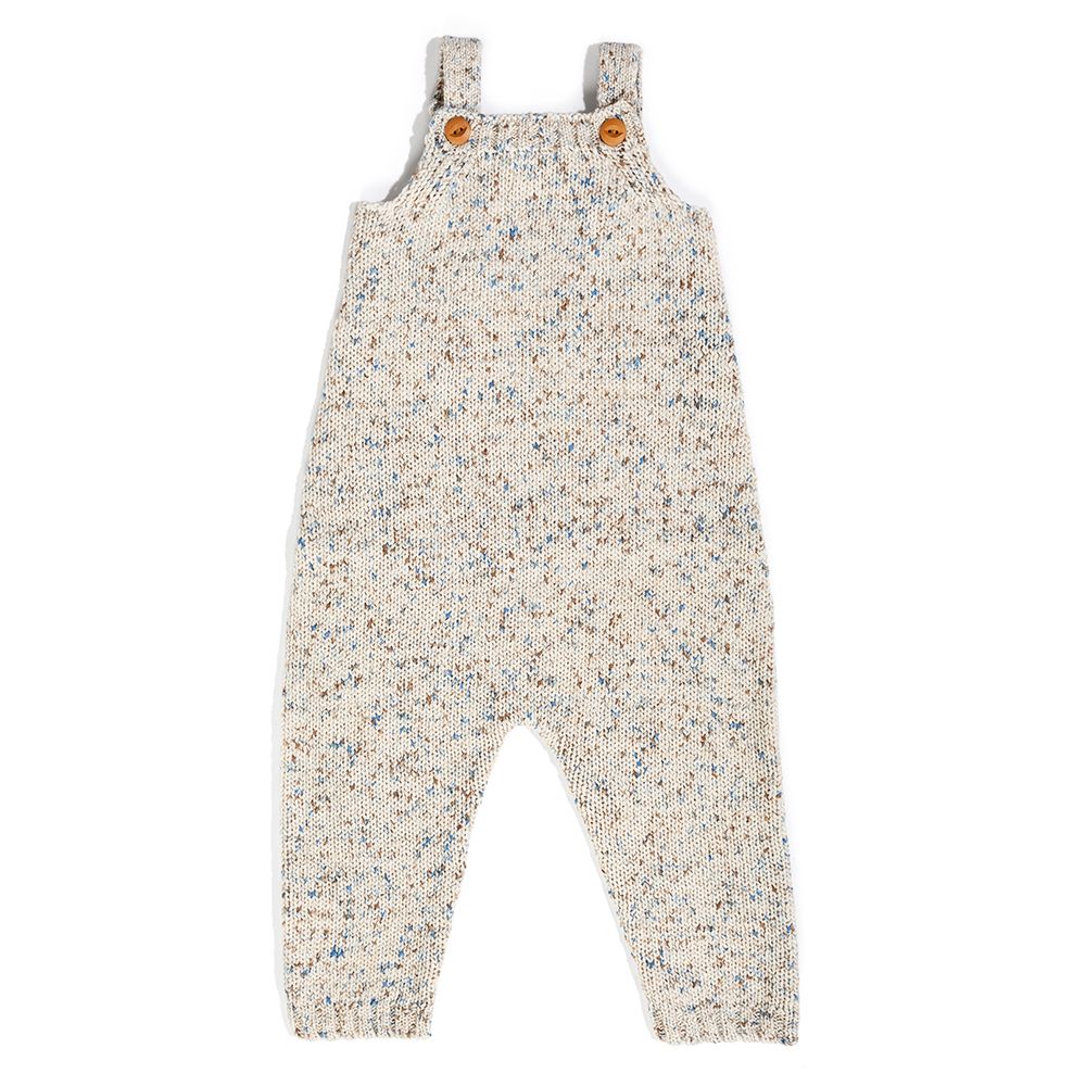 Grown Organic Funfetti Romper - Sea