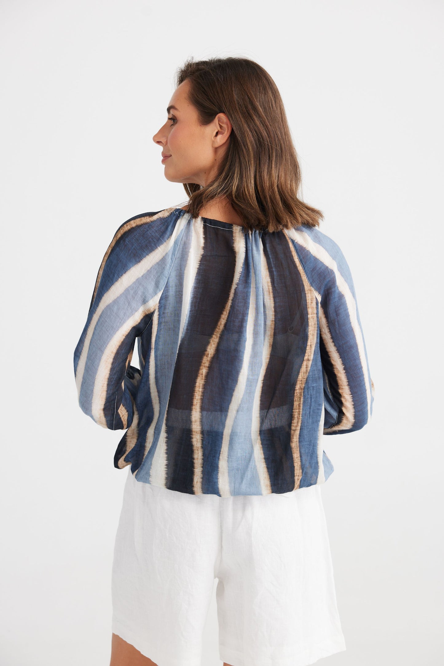 Holiday Seaside Top - Horizon Stripe
