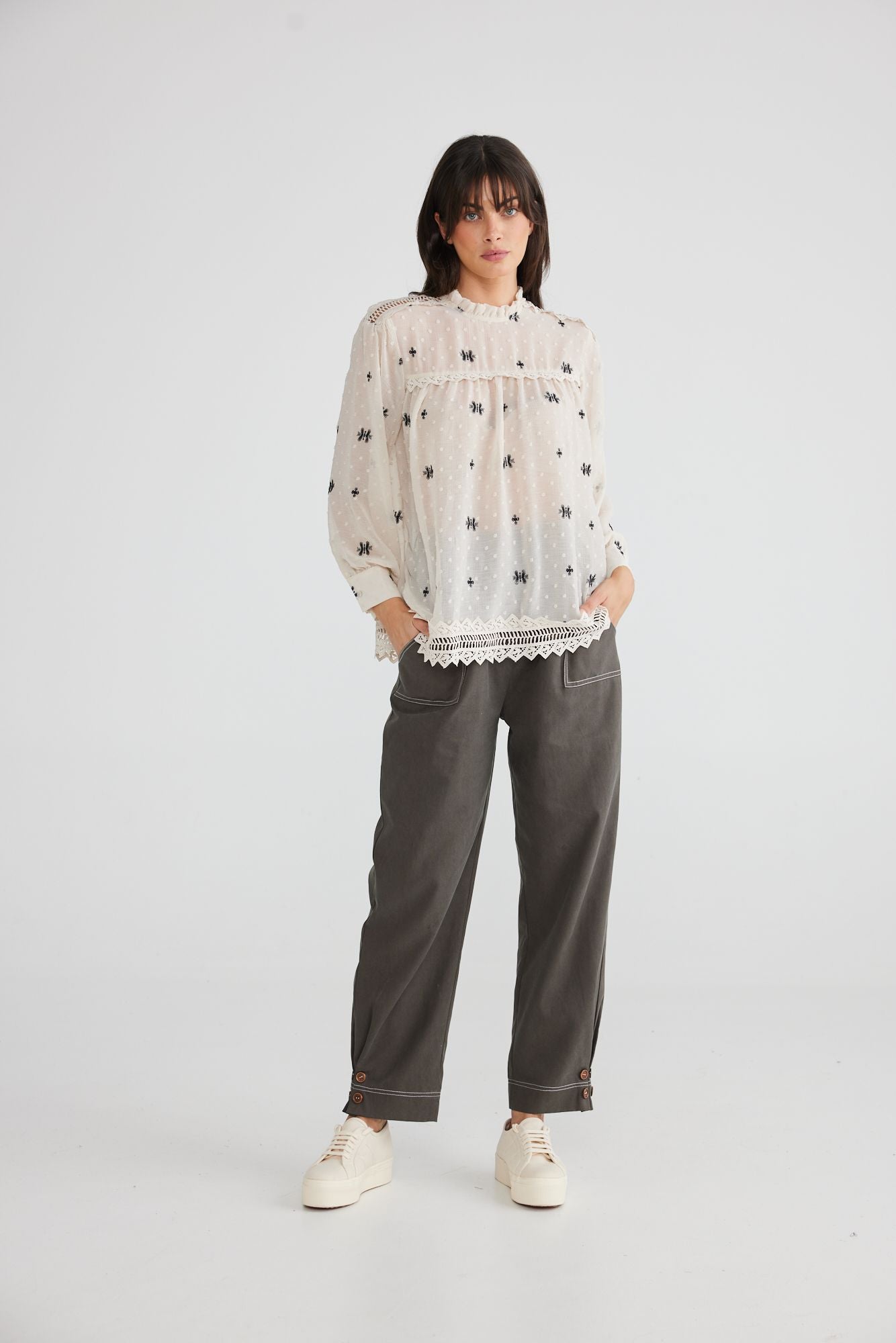 Talisman Ellidy Blouse - Ivory