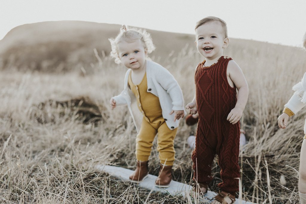 Grown Cable Knit One-Piece - Ketchup