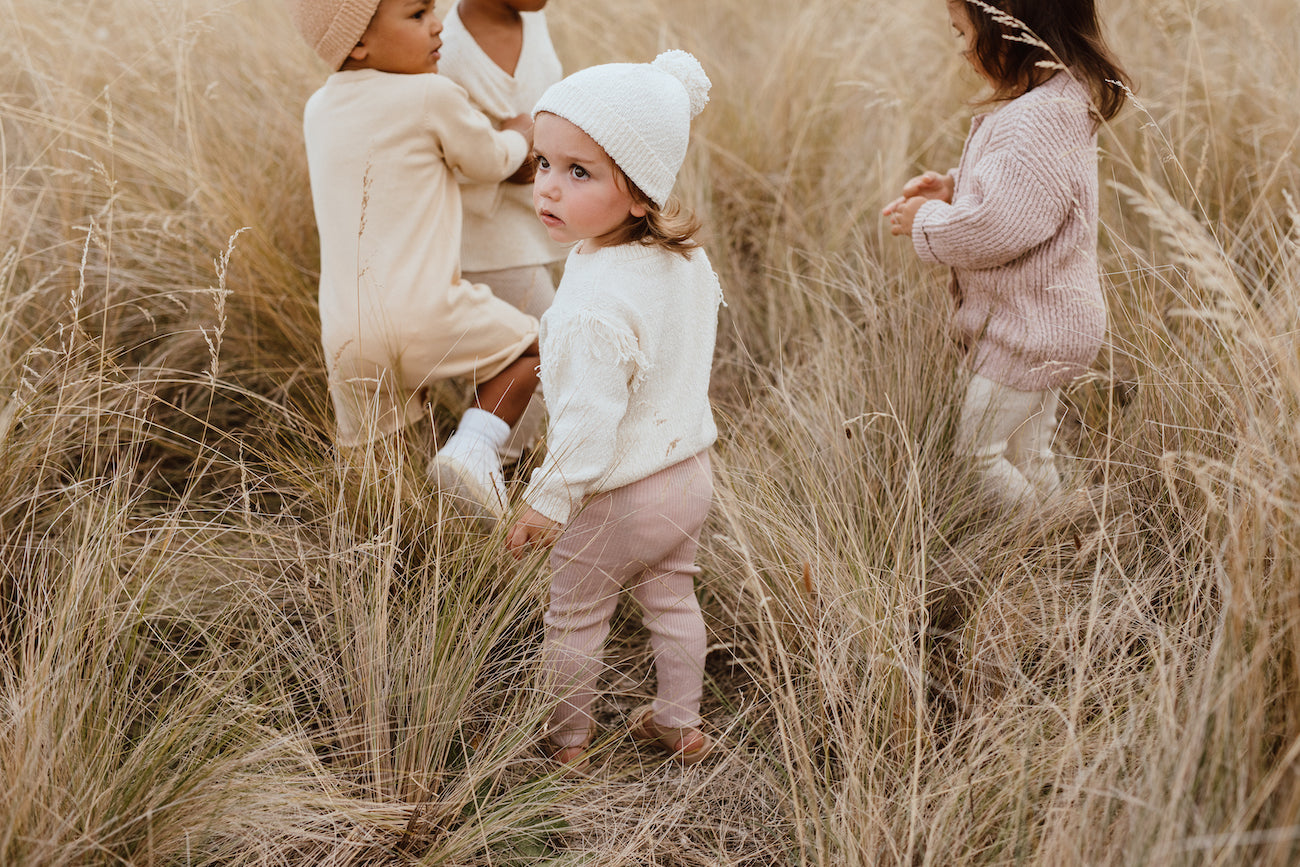 Grown- Frill Pull Over - Milk